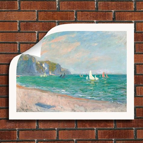 Claude Monet sailboats Near the Sea Coast at - Etsy