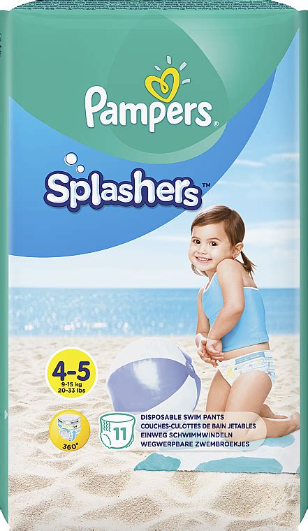 Pampers Couches Culottes De Bain Jetables Taille 4 5 9 15 Kg 11