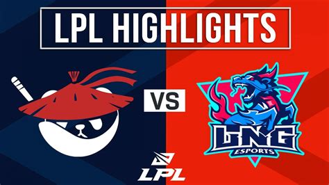 Al Vs Lng Highlights All Games Lpl Summer Anyone S Legend Vs