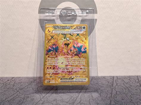 CHARIZARD EX GOLD OBSIDIAN FLAMES POKEMON KARTE 228 197 Acheter Sur