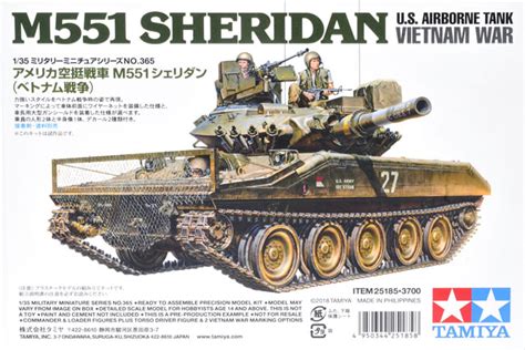 Tamiya Kit No M Sheridan Review By Brett Green