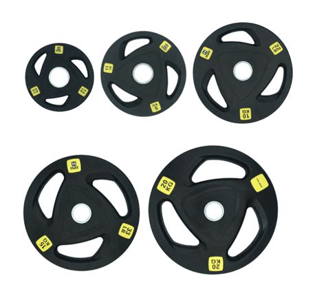 Hajex Rubber Olympic Bumper Grip Weight Plates In Lbs And Kgs