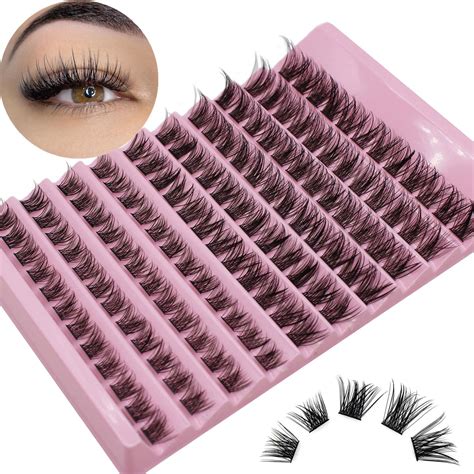 Selawasty 120pcs Lash Clusters Diy Eyelash Extensions Clusters Lashes D Curl Individual Lashes