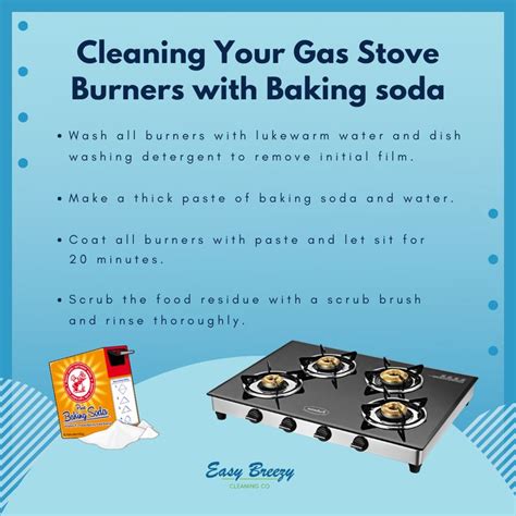 How To Clean Gas Stove Burners With Baking Soda