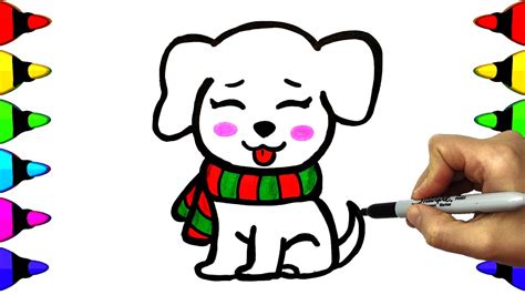 Cute Puppy Drawings For Kids