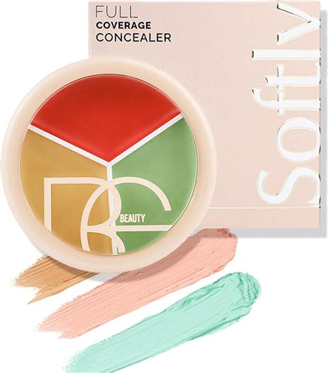 Full Coverage Concealer 3 Colour Cream Concealer Dark Circles And Blemish