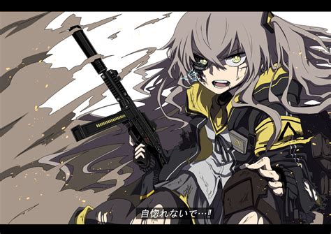 Some sick, badass fanart of a mangled UMP-45! : r/girlsfrontline