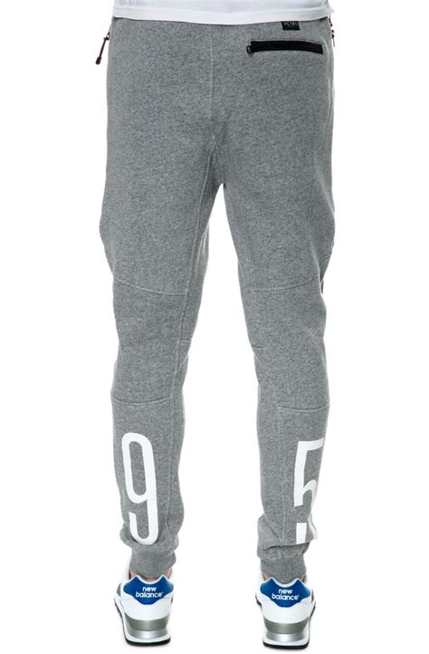 10 Deep The Victory Sport Fleece Pants In Grey Marl 44td1243 Gry Plndr