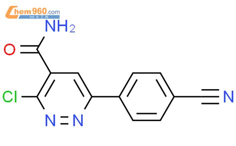 191411 00 4 4 Pyridazinecarboxamide 3 chloro 6 4 cyanophenyl CAS号