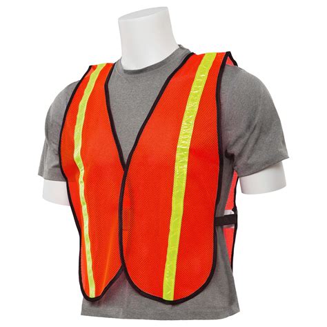 Erb By Delta Plus S R Non Ansi Reflective Mesh Safety Vest Orange