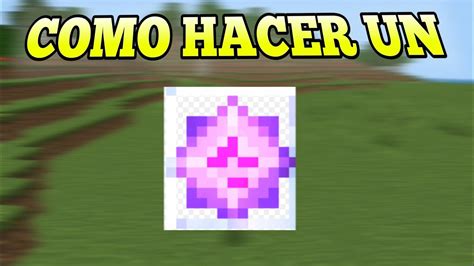 🤑como Hacer Un Ender Cristal En Minecraft 😱 Como Hacer Un End Crystal