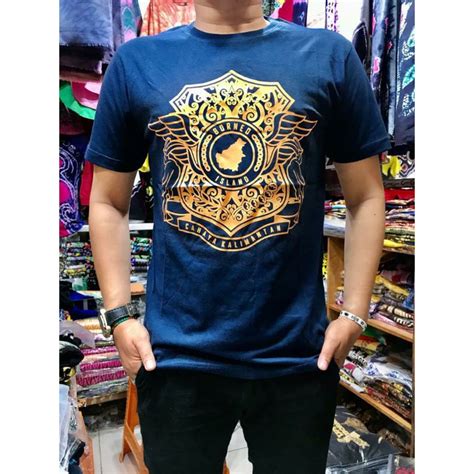 Jual Baju Kaos Khas Kalimantan Motif Borneo Island Shopee Indonesia