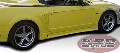 99 04 Mustang COBRA R 4PC Body Kit W Stalker S Bullet Sides Rear