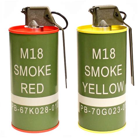 G&G Replica M18 Smoke Grenades Airsoft BB Containers | AirsoftNMore.com