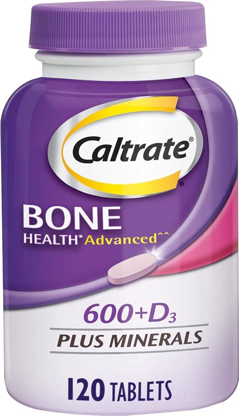 Buy Caltrate 600 Plus D3 Plus Minerals Calcium And Vitamin D Supplement Tablets Bone Health And