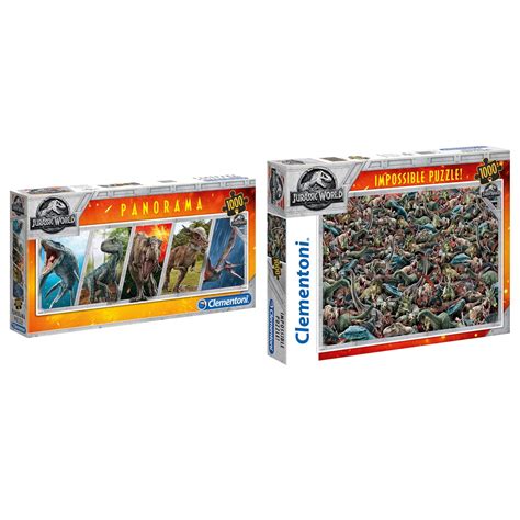 Clementoni Jurassic World Puzzle 1000pc 2pk Costco Australia