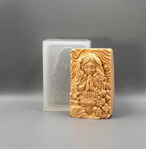 Goddess Silicone Mold Soap Bar Mould 55oz Resin Plaster Chocolate Wax Icing Mother Nature Etsy