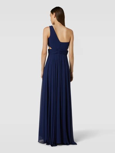 Troyden Collection Abendkleid Mit One Shoulder Tr Ger Dunkelblau