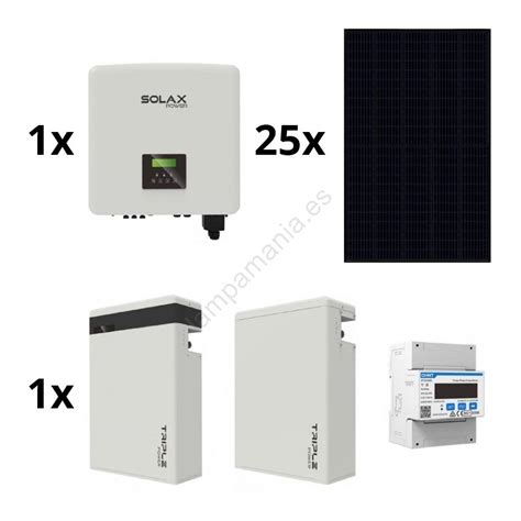 Kit Sol SOLAX Power JINKO De 10kWp Inversor SOLAX 3f De 15kW