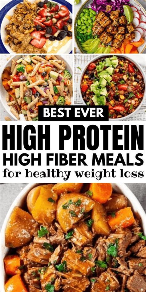 Best High Protein High Fiber Meals In 2024 Healthy High Protein Meals High Protein Recipes