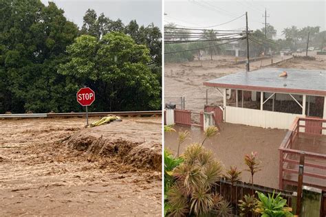 Hawaii floods trigger state of emergency & evacuations as Oahu & Maui ...