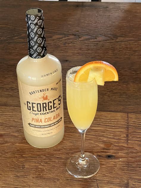 George S Sunshine Pi A Colada Mimosa George S Beverage Company