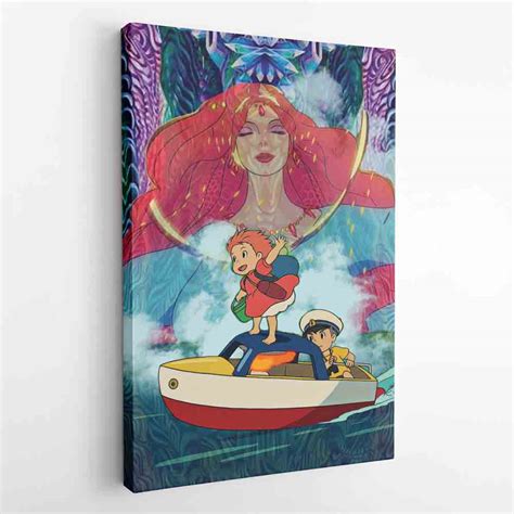 Ponyo Studio Ghibli Canvas Wall Art - Otaku Treasure