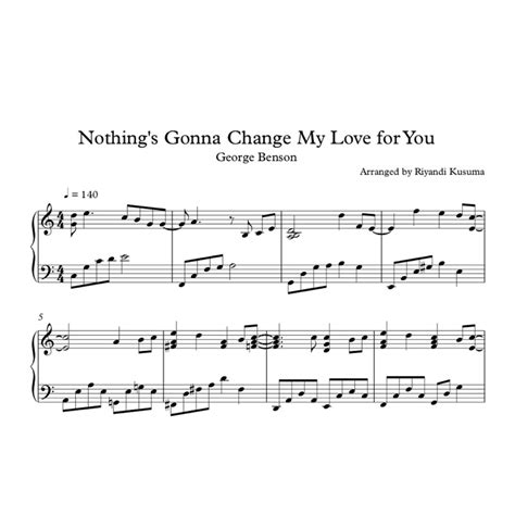 Nothing S Gonna Change My Love For You George Benson By Riyandi