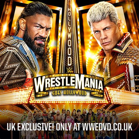 Act Fast Secure Your Ultra Rare Wrestlemania 39 Limited Edition Dvd