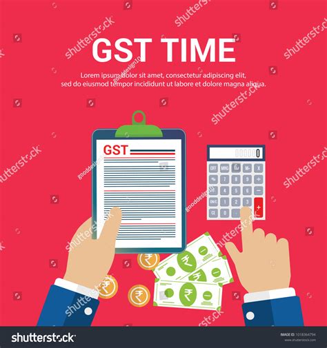 Gst Good Services Tax Concept Gst Stock Vector Royalty Free