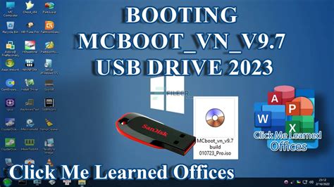 Booting Mcboot Vn V With Rufus On Usb Drive