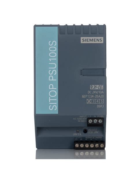 Malaysia Siemens SITOP PSU100S Switch Mode 6EP1334 2BA20 Power Supply