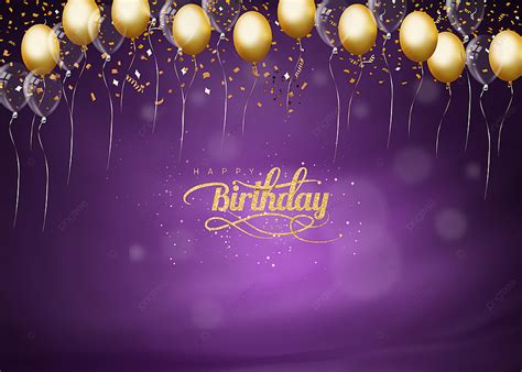 Purple Spot Birthday Background Balloon Wallpaper Gradient Purple Background Image And