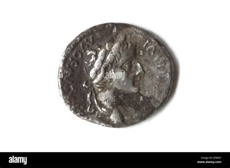 Roman silver denarius Stock Photo - Alamy