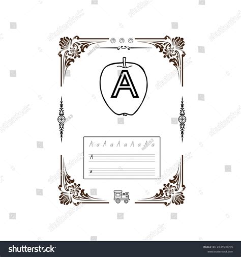 Alphabet Capital Letter Worksheet Kids Stock Vector (Royalty Free ...