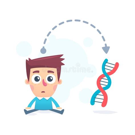 Cromosoma Del Telomere Y Dna Ilustración Del Vector Ilustración De