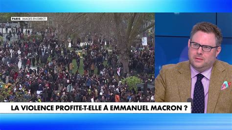 La violence profite t elle à Emmanuel Macron lédito de Mathieu