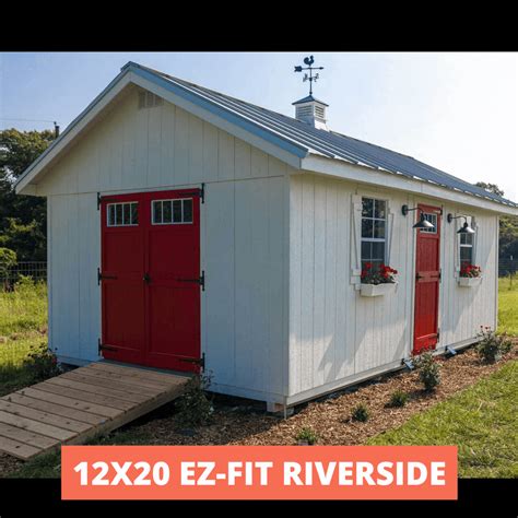 Ez Fit Riverside Shed Kit Outdoor Garden Shed