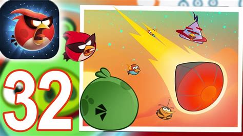 Angry Birds Reloaded Space RED PLANET 3 Stars 1 To 30