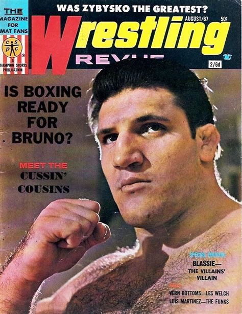 August 1967 Wrestling Wrestling News Bruno Sammartino