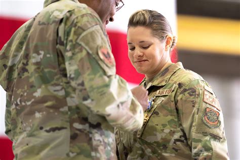 Csaf Presents Distinguished Flying Cross To Airman For Heroic Efforts