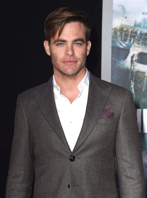 Chris Pine At The Finest Hours La Premiere 2016 Popsugar Celebrity