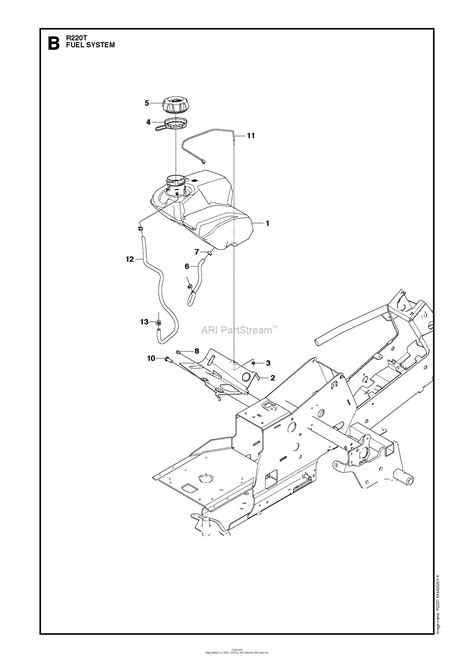 Husqvarna R322t Awd 966785801 2012 03 Parts Diagram For Fuel System