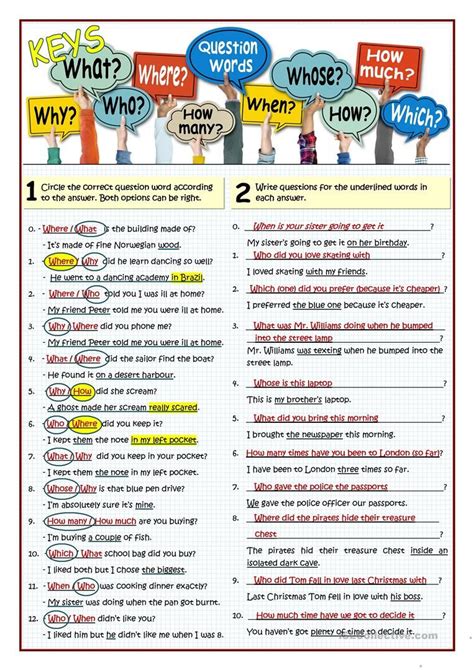 Question Words Make Questions English Esl Worksheets For Distance Learning And Physical