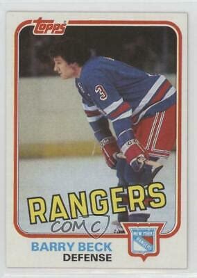 Barry Beck #3 Prices | 1981 Topps | Hockey Cards