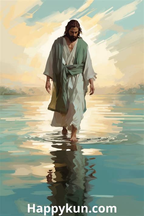 Our Savior Walks On Water Cuadros Cristianos Cuadros De Cristo