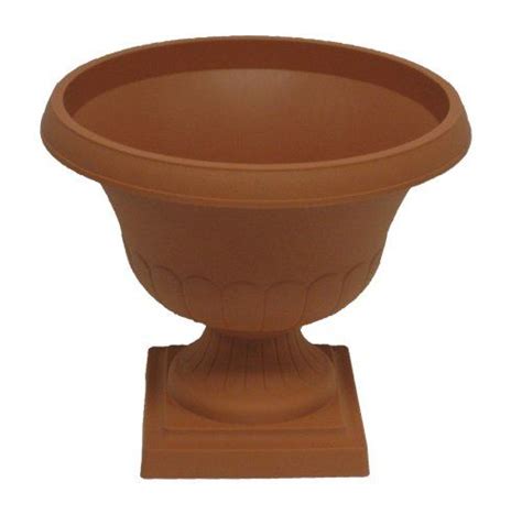 Misco Florentine Collection Round Classic Garden Urn Planter With