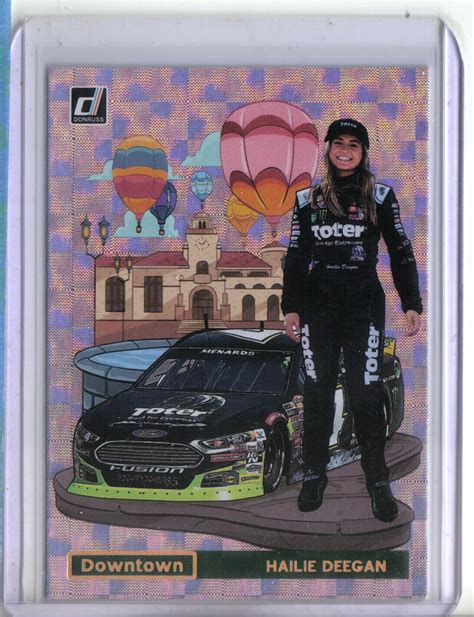 Panini Donruss Racing Hailie Deegan Downtown Ssp Values Mavin