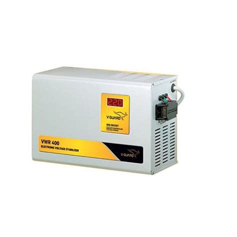 V Guard VWR 400 Voltage Stabilizer Itds 3min 20 Sec Current