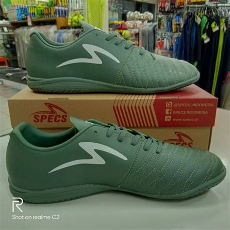 Jual Sepatu Sapatu Futsal Putsal SPECS Spec Barricada Maestro Pro Hijau